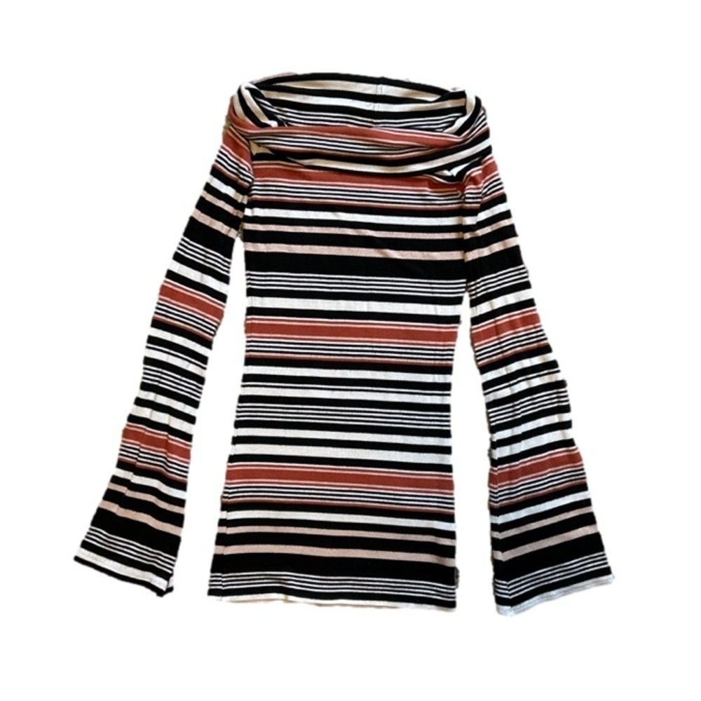 Free People striped long sleeve size XS
